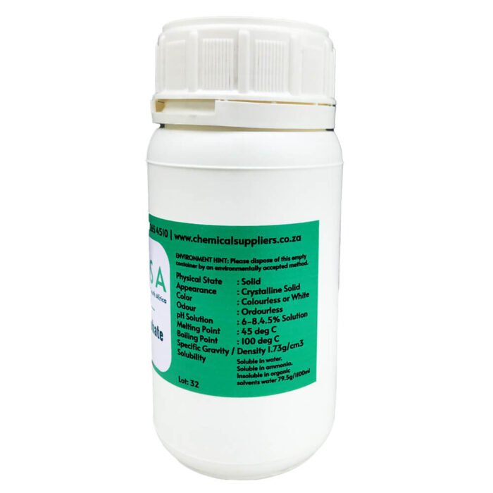 sodium thiosulphate ar 500g