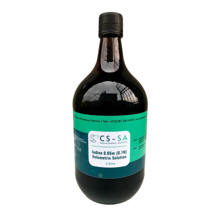 iodine 0.05m (0.1n) volumetric solution